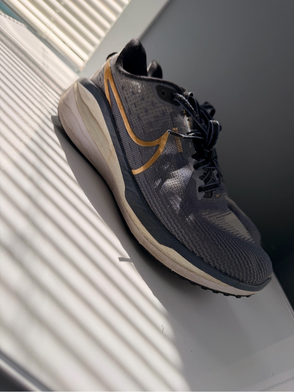 Nike Women’s size 9 - Purplish with Gold Swoosh